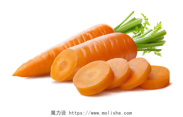 绿色蔬菜新鲜蔬菜胡萝卜切片胡萝卜食物蔬菜